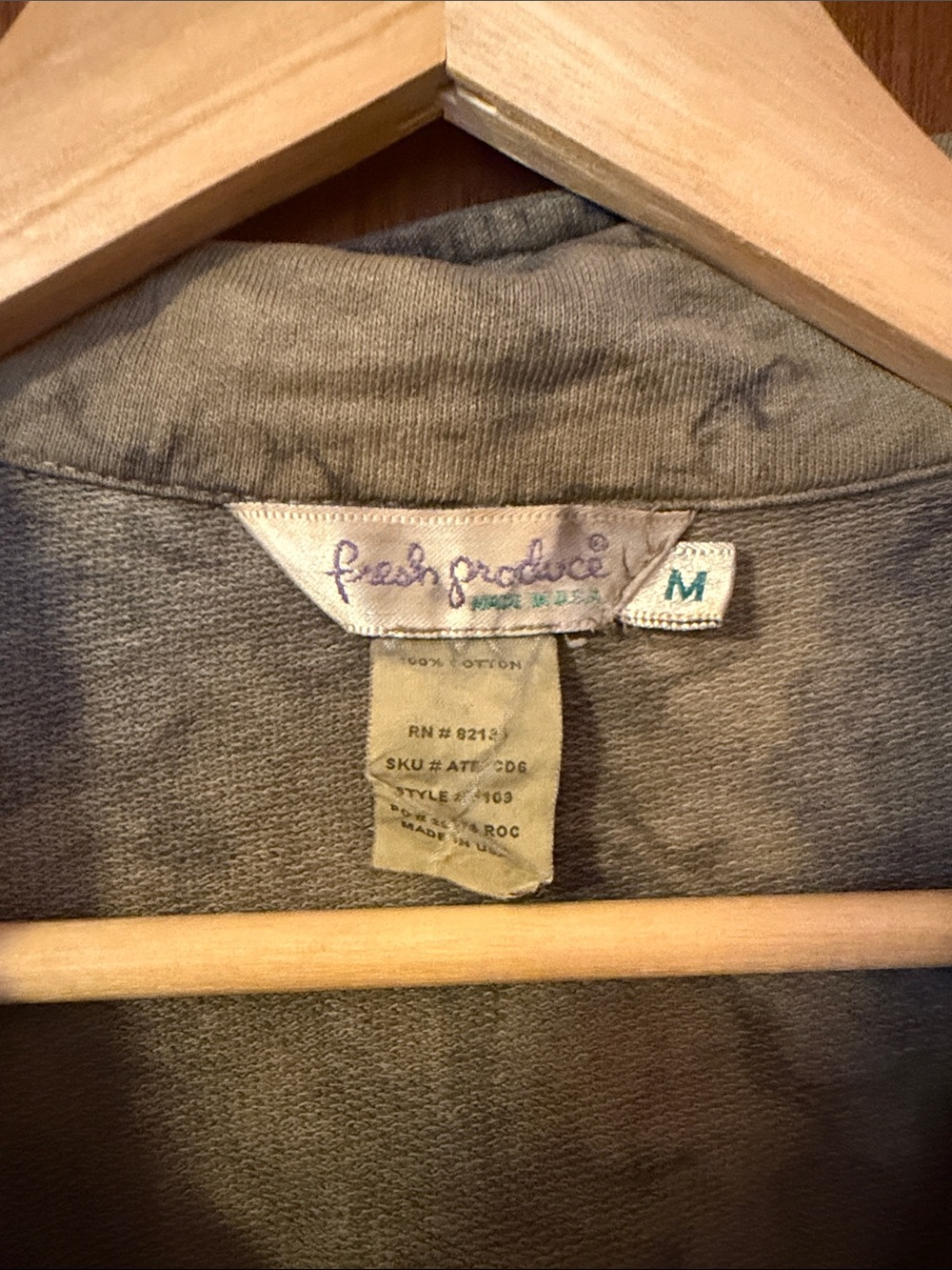 Fresh Produce Tie-Dye Button-Up Top - Picture 4 of 4